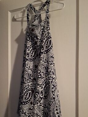 Women’s Navy & White Halter UTEP Sundress